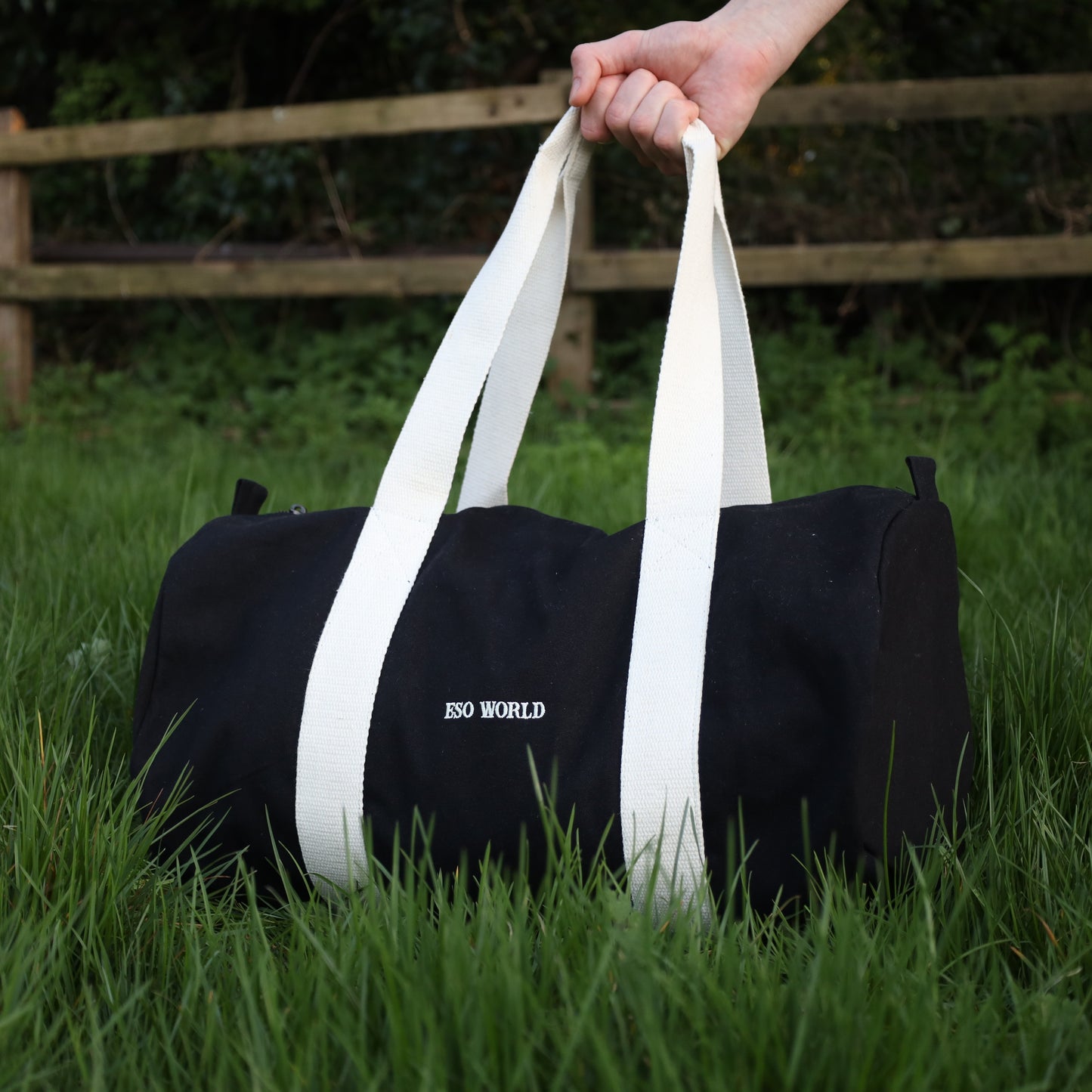Organic Cotton Gym Bag | Plastic Free | Designed for Training, Travel, Everyday