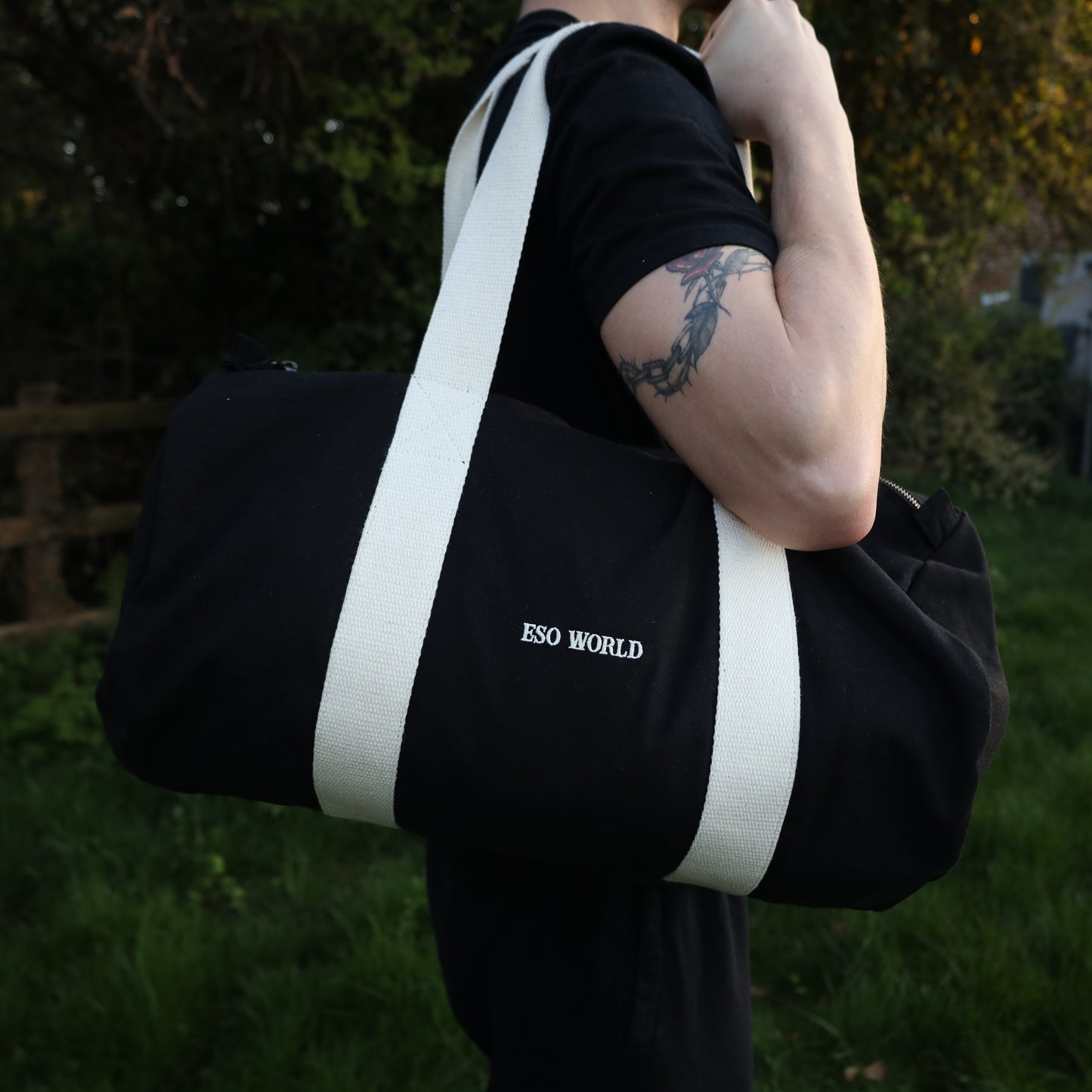 Organic Cotton Gym Bag | Plastic Free | Designed for Training, Travel, Everyday