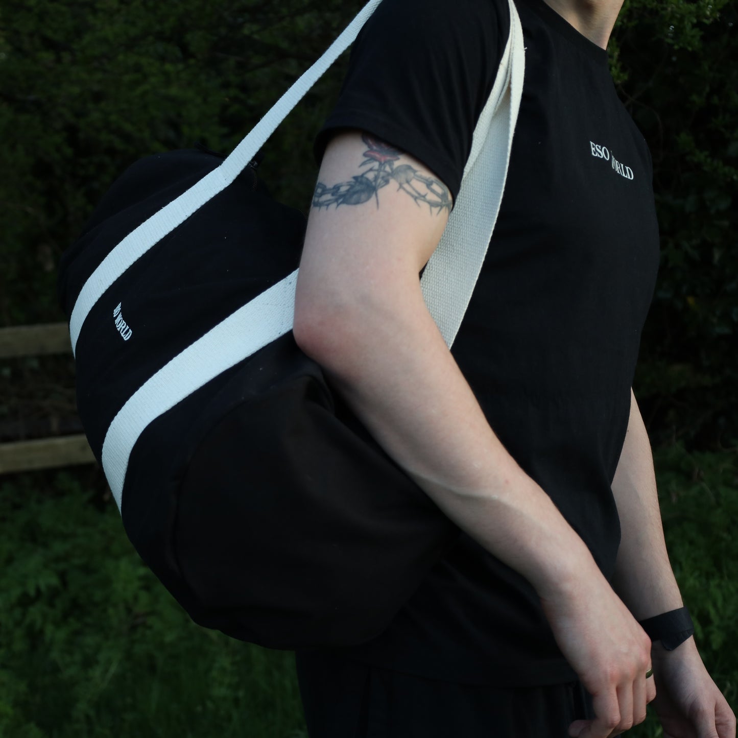 Organic Cotton Gym Bag | Plastic Free | Designed for Training, Travel, Everyday