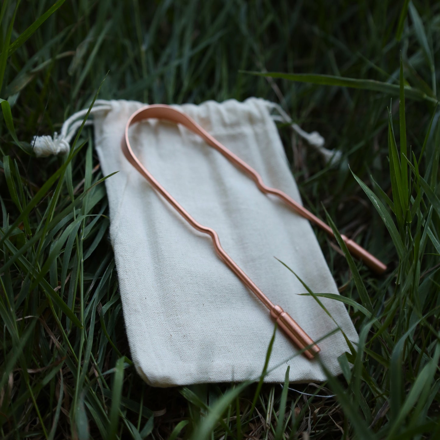 Copper Tongue Scraper | Plastic Free