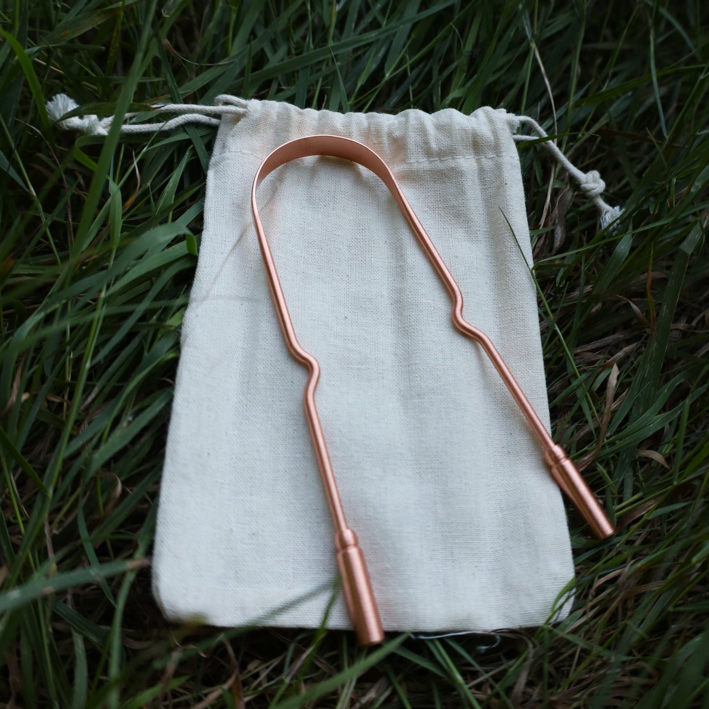 Copper Tongue Scraper | Plastic Free