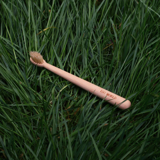 Kid's Boar Bristle Bamboo Toothbrush