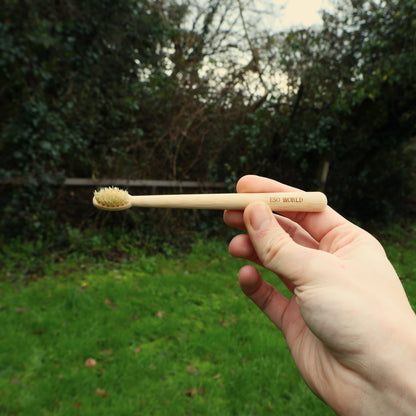 Kid's Boar Bristle Bamboo Toothbrush