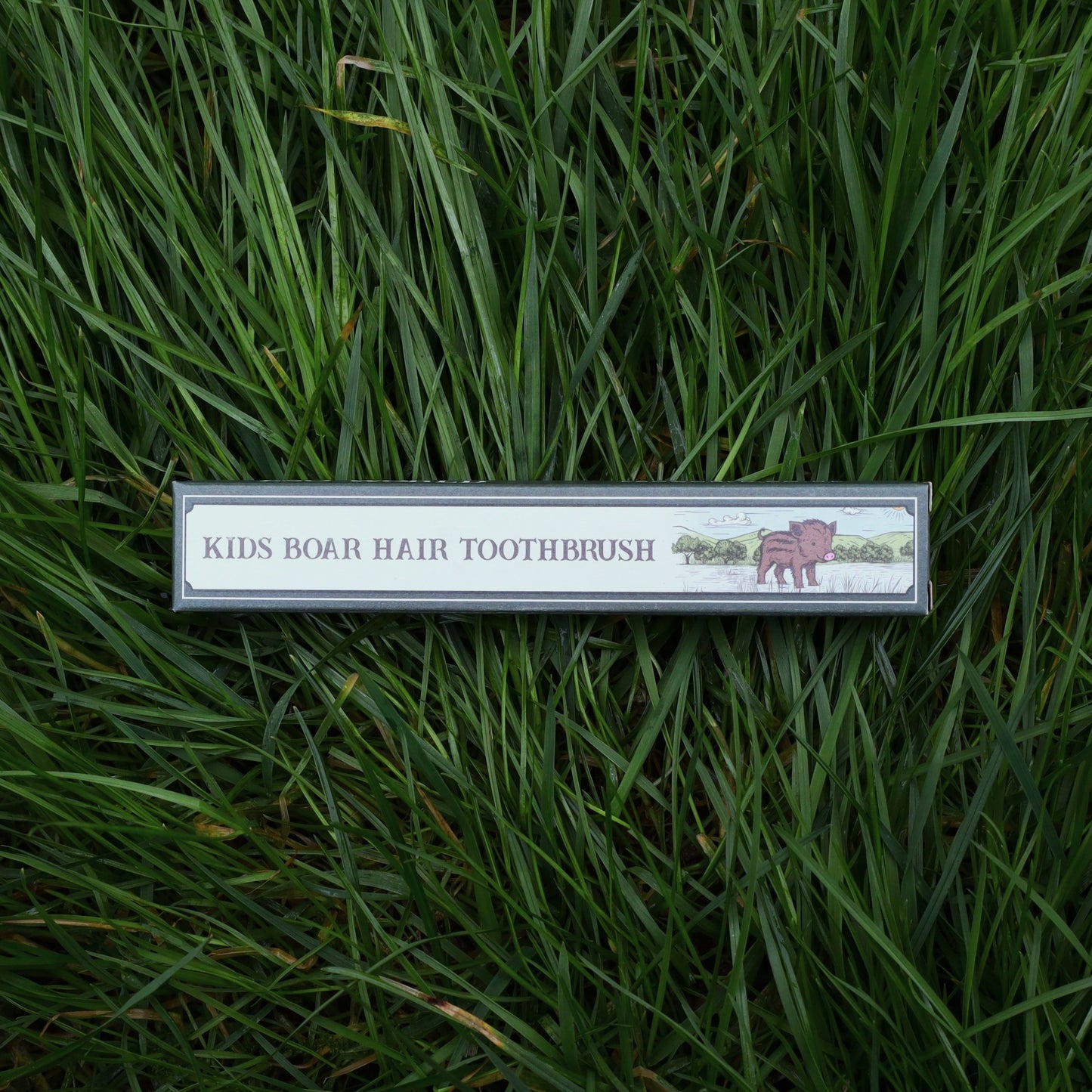 Kid's Boar Bristle Bamboo Toothbrush
