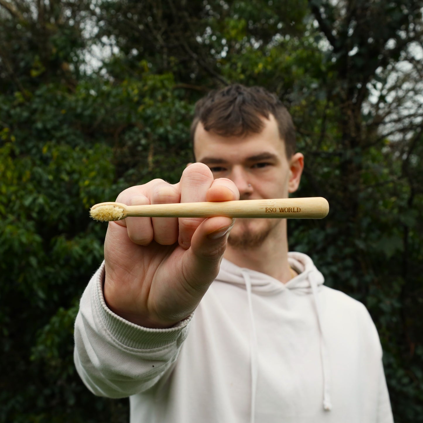 Kid's Boar Bristle Bamboo Toothbrush