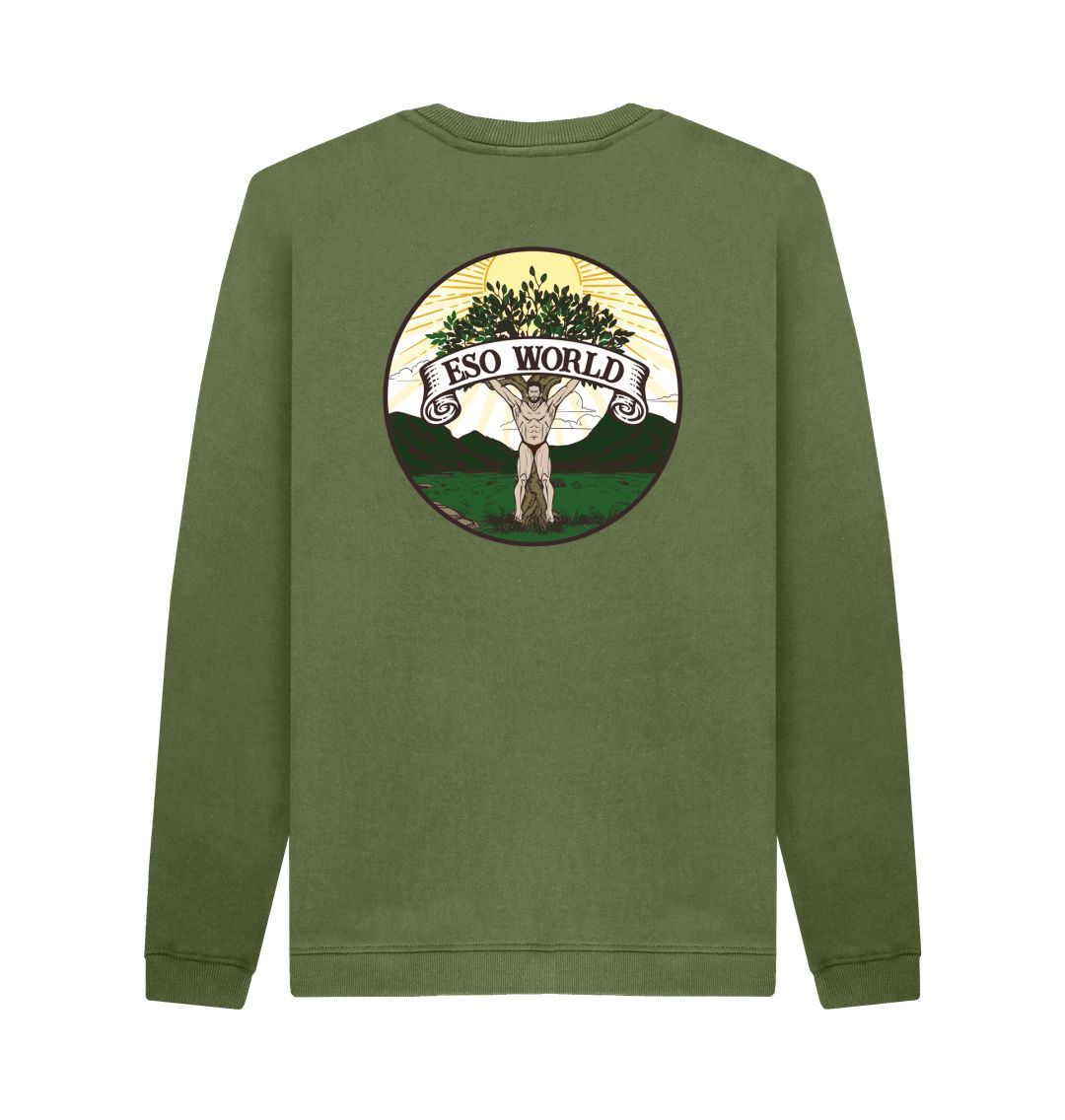 Khaki Jumper (Back Logo) - Men's