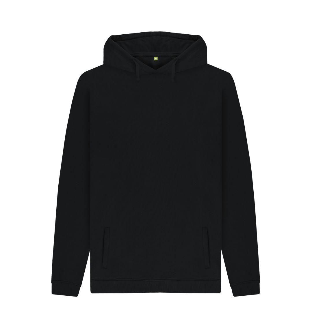 Black Pullover Hoodie - Men's