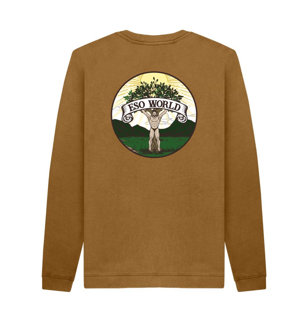 Brown Jumper (Back Logo) - Men's