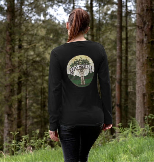 Long Sleeve T-Shirt (Back Logo) - Women's