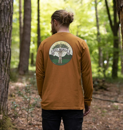 Long Sleeve T-Shirt (Back Logo) - Men's