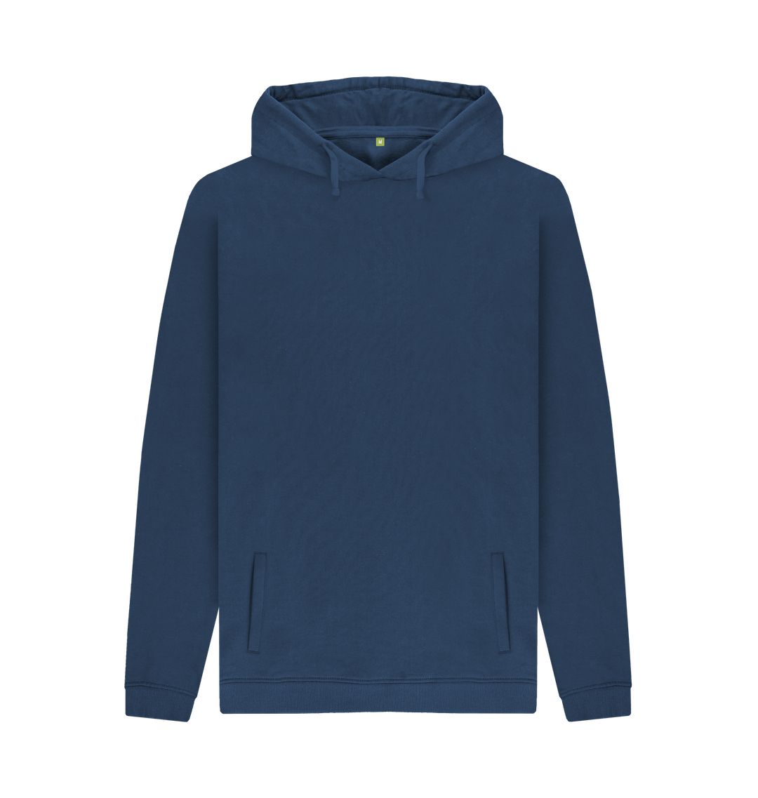 Navy Pullover Hoodie - Men's