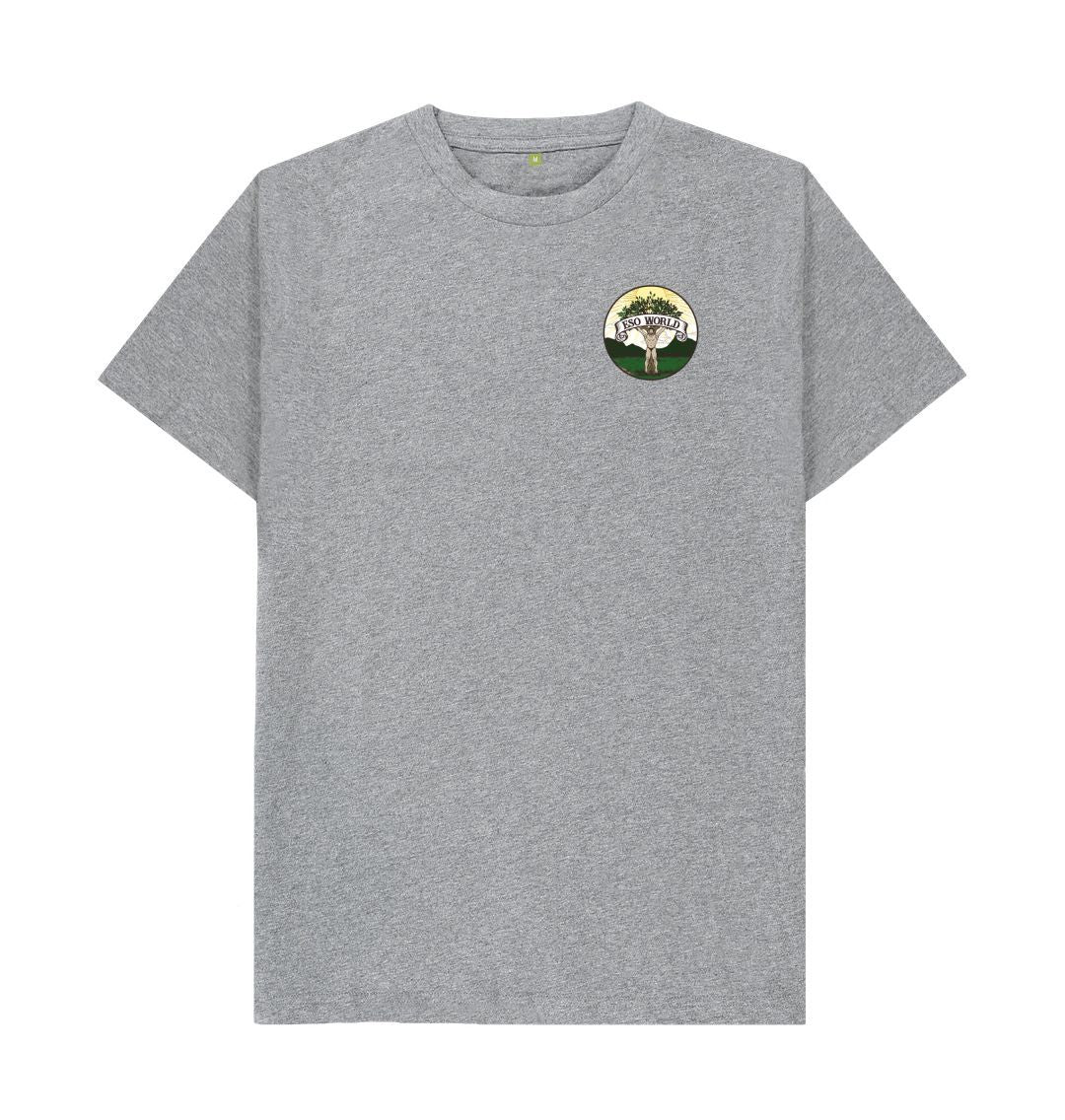 Athletic Grey T-Shirt (Front Logo) - Men's