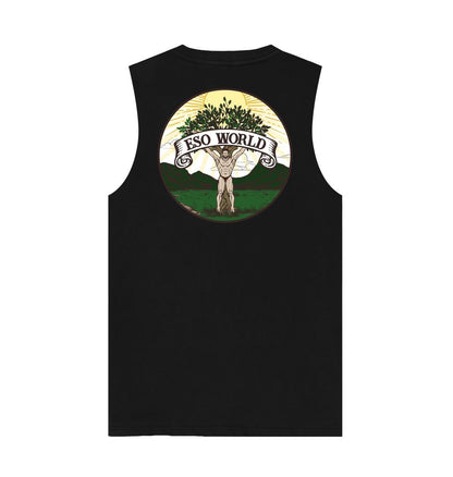 Black Vest (Back Logo) - Men's