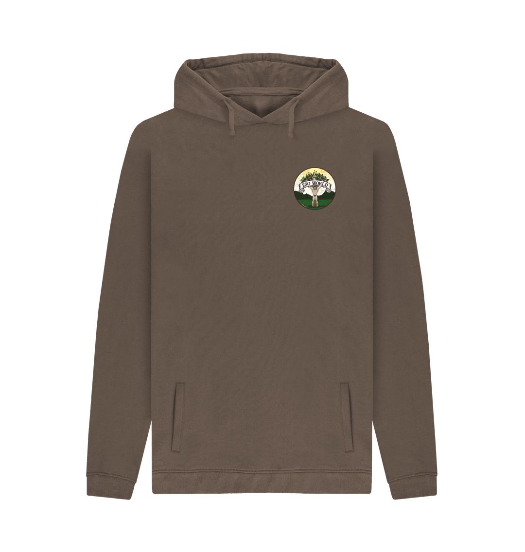 Chocolate Pullover Hoodie (Front Logo) - Men's