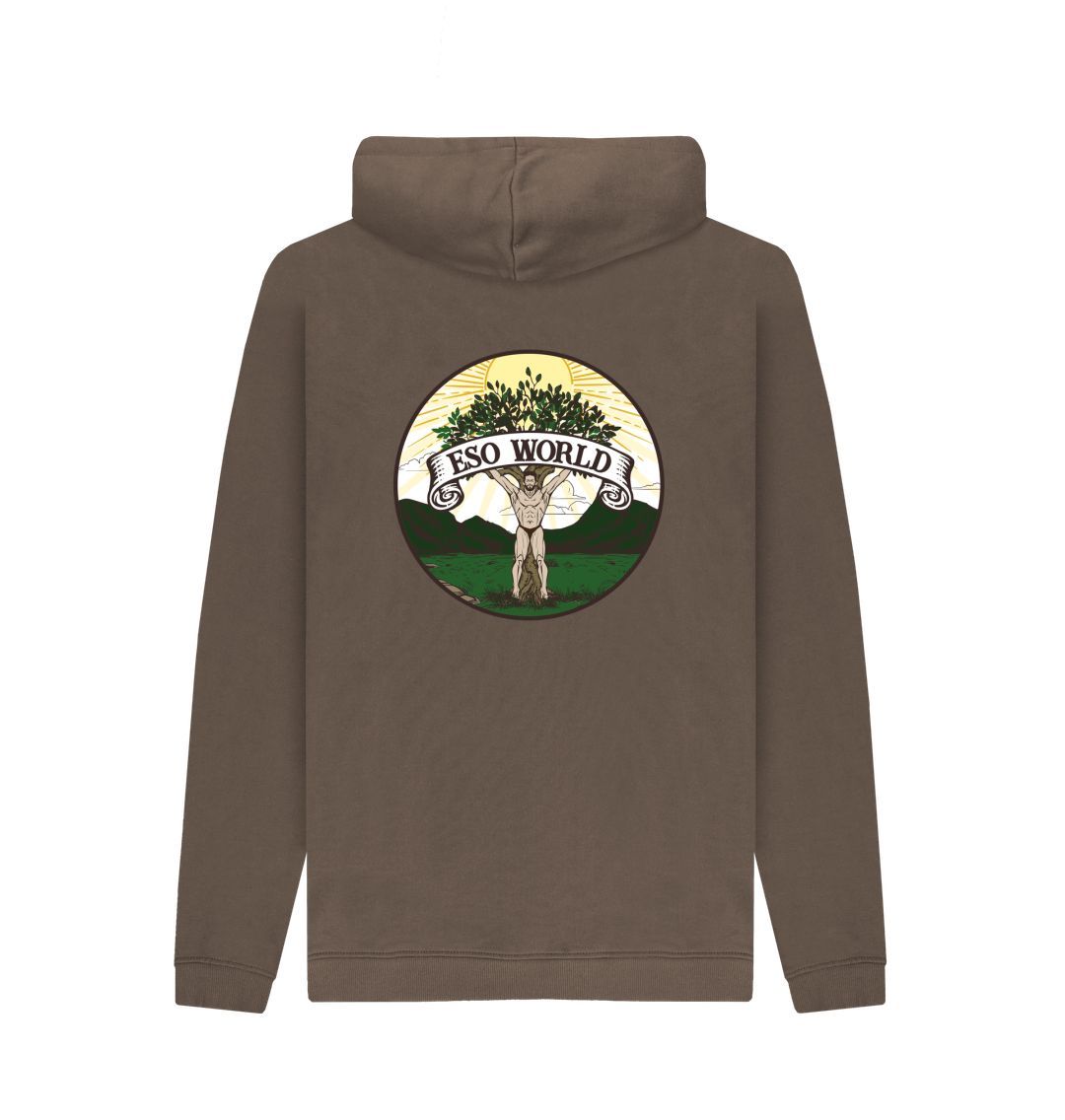 Chocolate Pullover Hoodie (Back Logo) - Men's