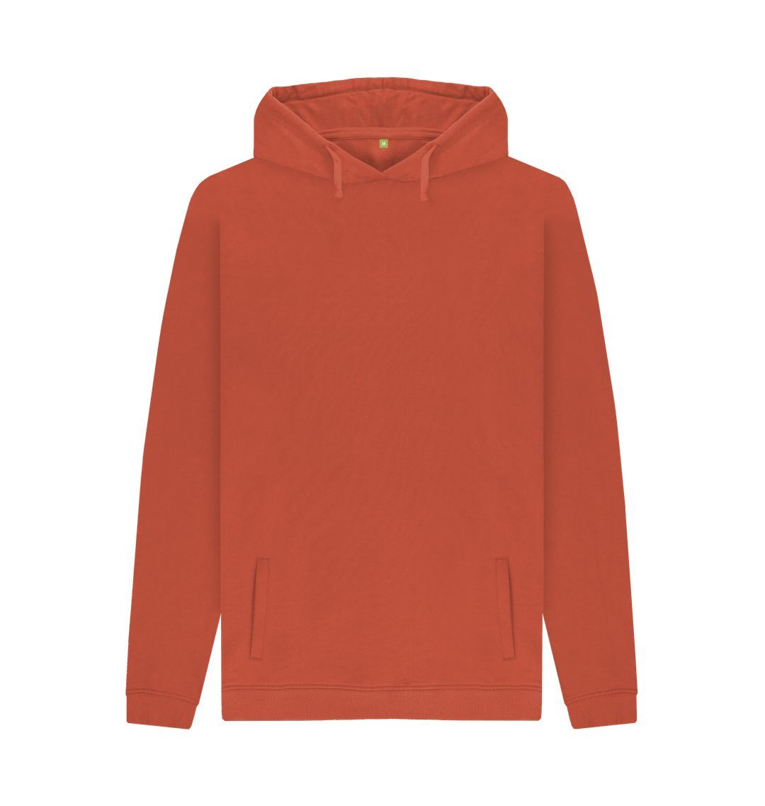 Rust Pullover Hoodie - Men's