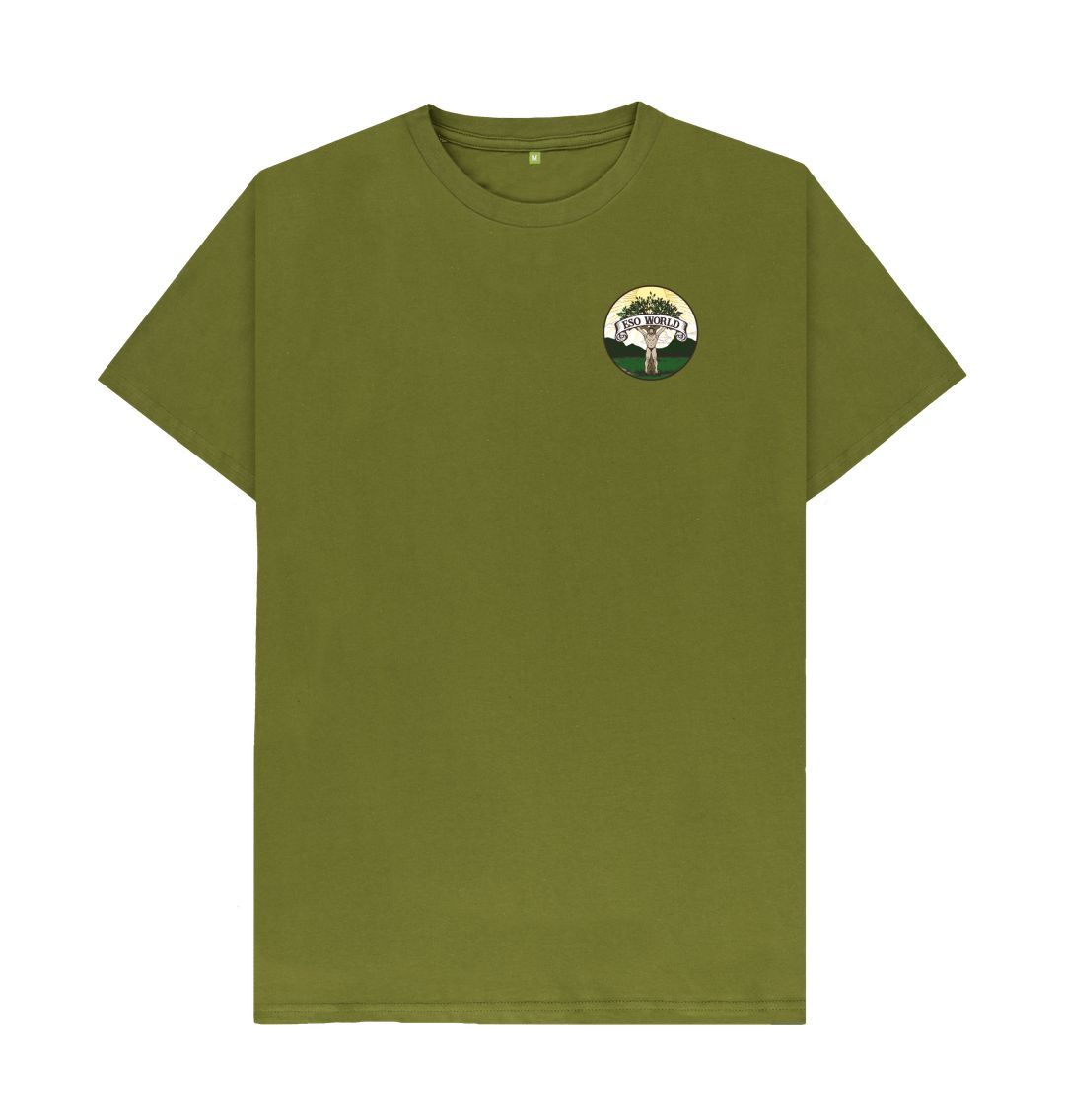 Moss Green T-Shirt (Front Logo) - Men's