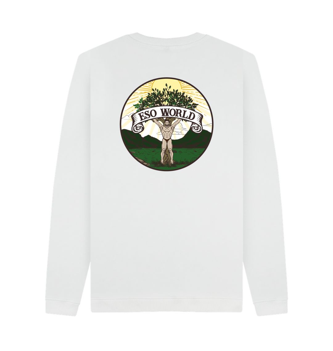 White Jumper (Back Logo) - Men's