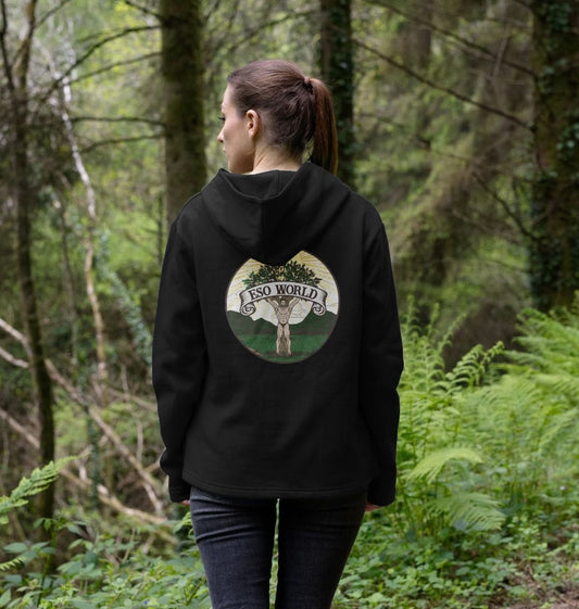 Pullover Hoodie (Back Logo) - Women's